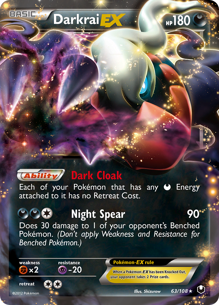 Darkrai EX signature cards