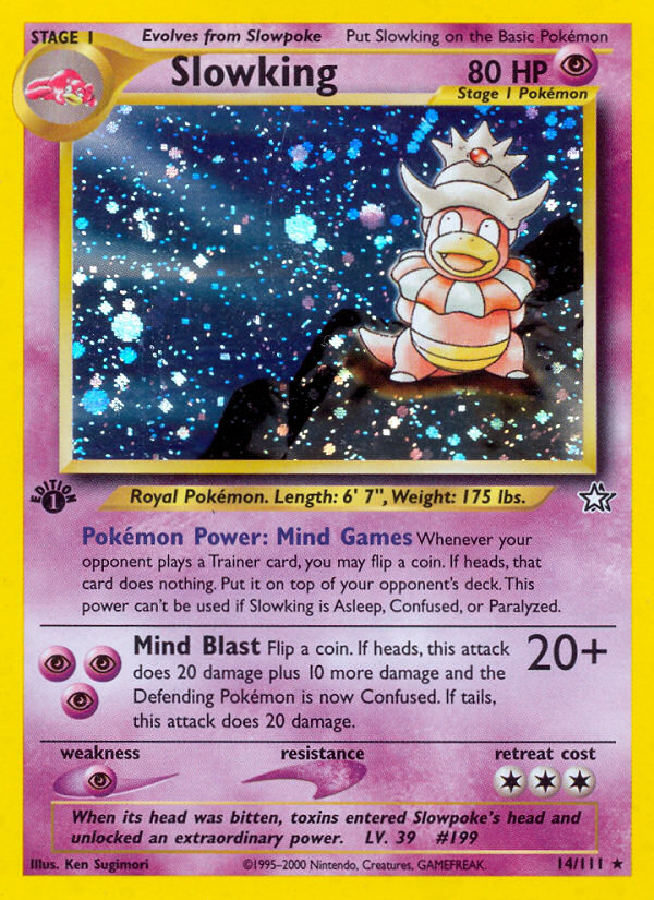 Slowking signature cards